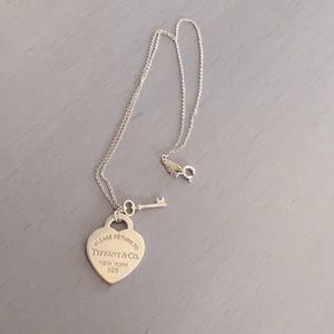 Women’s Tiffany & Co. Heart and Lock Necklace.